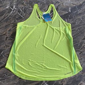 Brooks Ghost Racerback Tank Aloe/tile L